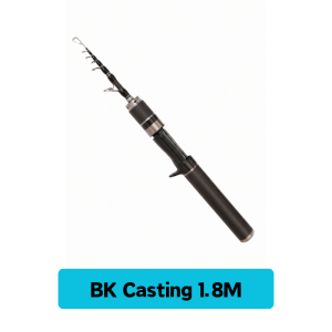 Hopeblaze Black/White Portable Telescopic UL Carbon Lure Rod 1.5/1.68/1.8m Spinning Casting Travel Fishing Rod Fresh Salt Water