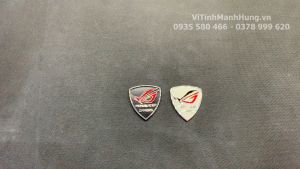 Logo ROG 3x4cm dán trang trí máy tính.