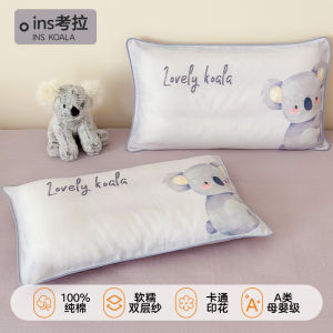 Pure Cotton Muslin Baby Pillowcase Childrens Latex Pillow Cover Small Toddler Pillowcase Infant Towel 30x50 Machine Washable