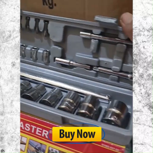 Kenmaster Kunci Sock Socket Set 27Pcs | Socket Wrench 27 Pcs