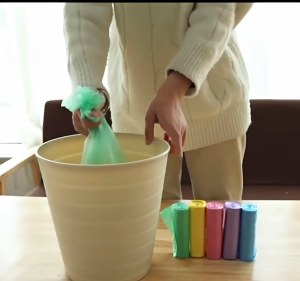 PREMIUM Kantong Plastik Sampah Roll Gulung Isi 15 Lembar / Kantong Kresek Plastik Rumah Dapur Kamar Mandi 15 Lembar