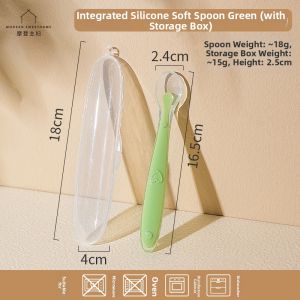 MODERN SWEETHOME | Food Grade Silicone Infant Feeding Spoon