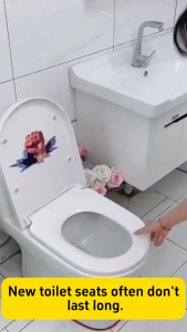 U/V/O Heavy-Duty Toilet Seat Cover Soft Close Silent Anti-slip Pad with Adjustable Hinge Full Coverage