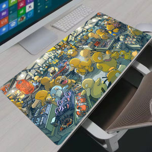Bandai | Mouse Pad Large Anime Gamer XXL Keyboard P-pokemon Desk Mouse Mat Pikachu Carpet Rubber Gaming Accessories Notbook Pc Mousepad