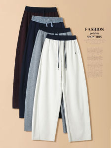 High Waist Straight Leg Wide Leg Pants Womens Casual Sporty Loose Fit Black Jazz Dance Trousers Autumn Winter New Arrival