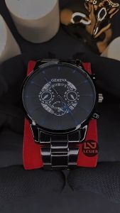 Jam Tangan Pria Import Premium Original Kalender Aktif Asli Tahan Air Stainless Steel Titanium Anti Karat Kaca Tebal Aksesoris Arloji Watches Quartz Men Cowok Keren Bergaya Formal Bisnis Kasual Kekinian Kawalaone -JG11