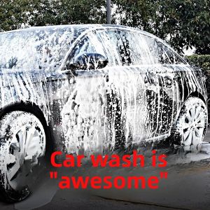 Chief | Water Wax Black & White Car Waxing Foam Wash Cleaner Set