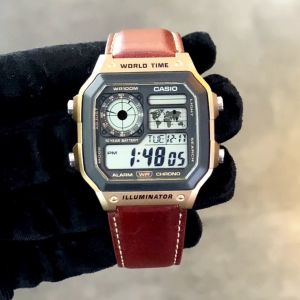 Casio Standard นาฬิกาข้อมือผู้ชาย รุ่น  AE-1200AE-1200WHBAE-1200WHLAE-1200WHD(AE-1200WHB-3BAE-1200WHB-1BAE-1200WHL-5AAE-1200WHD-1A)