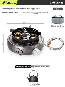 BSWOLF | Portable Split Design Camping Stove