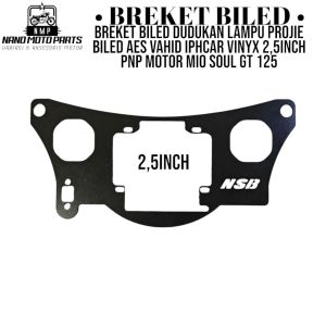 Breket Biled Dudukan Lampu Biled Projie AES VINYX VAHID IPHCAR 25INCH PNP Motor Mio Soul Gt 125