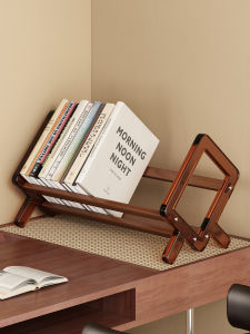 Desktop Bookshelf Small Office Storage Rack Childrens Home Office Simple Creative Book Stand Rack Multi-Functional Organizer