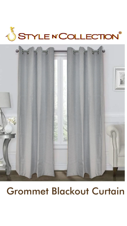 Style N' Collection Grommet Curtain Full Blackout (9903)