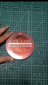 Double Tape 3M VHB 4900 Ukuran 12mm x 450cm Lem Dobel Perekat Automotive