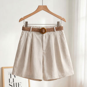 YEZATIIO | Quần Shorts Dáng A Phong Cách Thường Ngày Cao Thắt Lưng Siêu Nhẹ