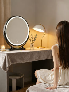 FWTDF | Gương Trang Điểm Có Đèn LED Quay Được Kích Thước Lớn
