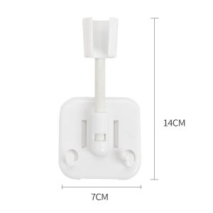 Strong Adhesive Shower Head Holder Bathroom Hook Non-Drilling Bath Spray Fixed Bracket Universal Lotus Head Support Tool