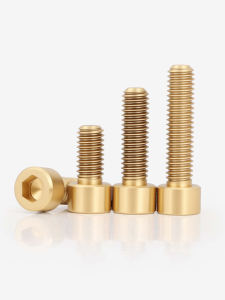 Brass Internal Hexagonal Screw Copper Cup Head Yellow Brass Bolts 12 16 20 25 60 High Strength Hardware Tools Fasteners