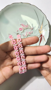 Risara Ja Kissa (FlowerCharms) สร้อยข้อมือลูกปัด ลายดอกไม้ Handmade สร้อย D.I.Y BDBF008