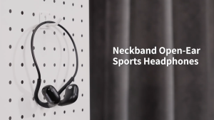 MeeGoo Air conduction Bluetooth earphones Neck Hanging Open-ear Headphones Microphone Noise Reduction Long Standby