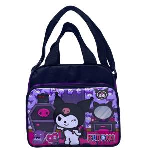 Tas Selempang Tenteng Ktg Sleting  (Sajadah) Kuromi