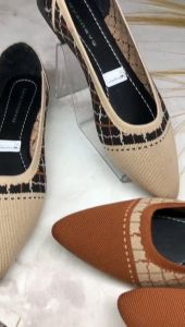 Sepatu Wanita Slip On Terbaru Rajut Premium Elegan
