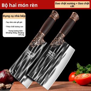 Bộ Đồ Cắt và Xắt Thép Mangan Rèn Cao Cấp