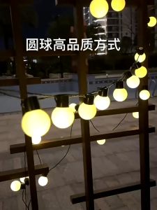 Christmas Decoration Light String LED G50 Round Bulb Light LED Fairy Twinkle String Lights Raya Lampu Solar Light Outdoor Lighting Garland Fairy light