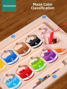 Magnetic Maze Beads Early Education Toys for Toddlers 2-6 Years Old Intelligence Training Color Classification Focus Training