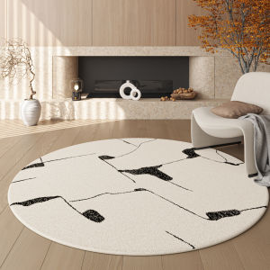 Honghe | Luxury Circular Rug Living Room Bedroom