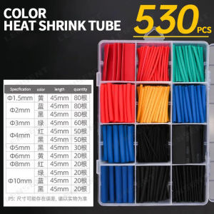 Lensent Household DIY Heat Shrink Tube Double Shrink Insulation Sleeve Electrical Wiring 328pcs Wire and Cable Car Data Cable Heat Retardant Shrink Tube Boxed Color Heat Shrink Tube