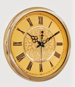 Jam Dinding Edison Sweep Musik Bel Melodi Per Jam Motif Ukir 36 cm