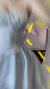 TW22283  เดรสสั้นกระโปรงหยักๆ แต่งลูกไม้ ..