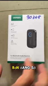 Thiết bị nhận Bluetooth 5.3 jack cắm Audio AUX 3.5mm - Ugreen 90748 Chính Hãng