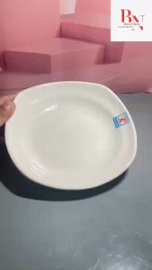 [HCM]Đĩa Nhựa Vuông Lớn Sâu Lòng 100% Melamine