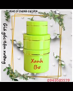 combo 50 hủ 100gr màu xanh dương
