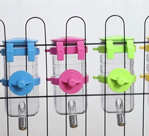 V-0020 Pet Water Drinker Hanging Water Dispenser 350ml [Extra Solid and High Quality]