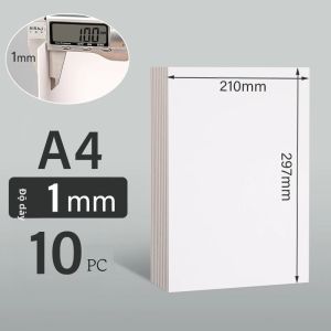 Giấy Kraft Trắng Để Làm Thiệp DIY - Kích Thước A7/A6/A5/A4 10/25 Tờ Dày 1/1.5/2mm Giấy Thủ Công Làm Thủ Công Bìa Cứng