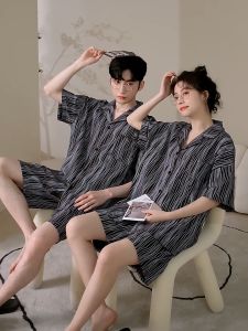 M-2XL Korean Sleepwear Couple Pajamas Plus Size Terno Pantulog