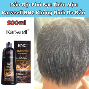 Dầu gội phủ bạc Karseell BNC Không Dính Da Đầu Phủ Bạc Hiệu Quả – 500ml Chính hãng.