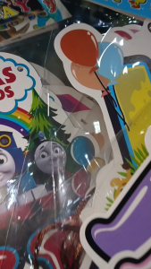 Tulisan Happy BIrthday Karakter Banner Happy birthday Bentuk bunting flag happy birthday