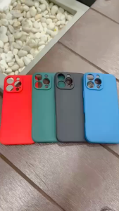 เคส TPU สีพื้น กำมะหยี่ กันกล้อง Samsung Galaxy S22Ultra S23FE S23Ultra S24Plus S24FE S25Ultra