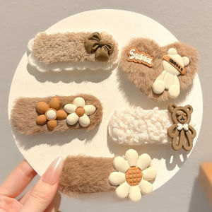 NING ZHOU | Winter Velvet Girls Hair Clip