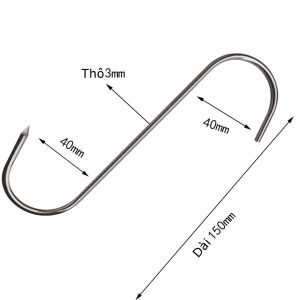 Móc treo đồ hình chữ S đủ size  GALIT625