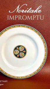 Noritake New - Impromptu - 01Đĩa Sứ Cổ Điển Brandywine 16.5cm