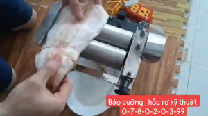 Máy cán mực chạy điện 100w