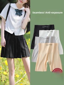 MiiOW | Womens Safety Seamless Anti-Light Bottoming Trousers High Waist Short Pants Thin Model Nylon And Spandex Summer 2025 New Arrival