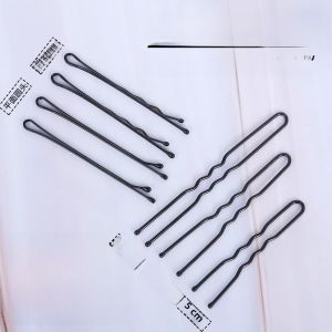 Black U-Shaped Hair Clips Fixing Hair Accessories Bun Maker Frizz Control Fashionable Korean Style Hair Decorations for Women