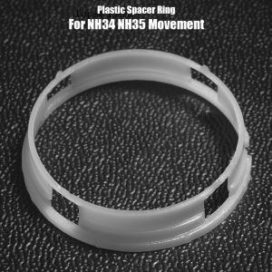 1/5/10Pcs Plastic Watch Spacer Ring for NH34/NH35 Movement Watch Case Inner Cover Ring Spare Parts Watch Inserts for Watchmaker