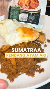[Year End Sale] Ready-To-Eat - Sumatraa Tradisional Malaysia Cuisine Food Rendang Ayam Aki 170g Resipi Ibu Travel Friendly Food Tahan Lama