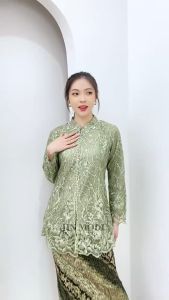 Naily kebaya - Set blus Najma Matt tulle mutiara Mix payet exclusive